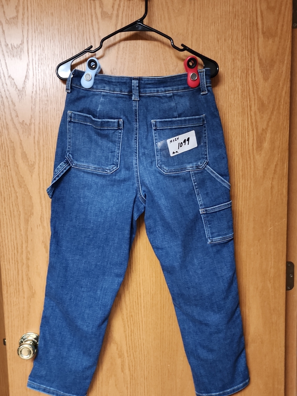 Edgely Relaxed Fit Blue Carpenter Jeans womens 10x24 number 1099